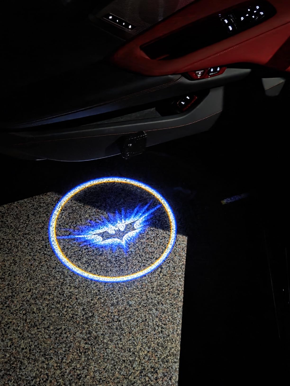 2 PCS Car Door Lights - Logo Projector Universal Wireless Car Door Led Projector Lights Carbon Fibre Upgraded Welcome Shadow Light for All Brands Car/Motorcycle Shadow Laser Projector customer photo 2