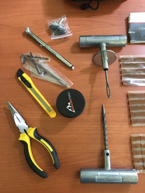 Boulder Tools - Compact Tire Repair kit with Molle Storage Pouch. Heavy Duty Universal Tire Plug Kit, Easily Stores Inside Your UTV, ATV, Truck, Motorcycle, Overlanding Gear or RV customer photo 1