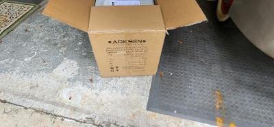 ARKSEN 30 x 17 x 18 Inch Underbody Tool Box, Heavy Duty Aluminum Diamond Plate Waterproof Square Storage Organizer Chest with T-Handle Lock & Keys for Pickup Truck, RV & Trailer - Black customer photo 1