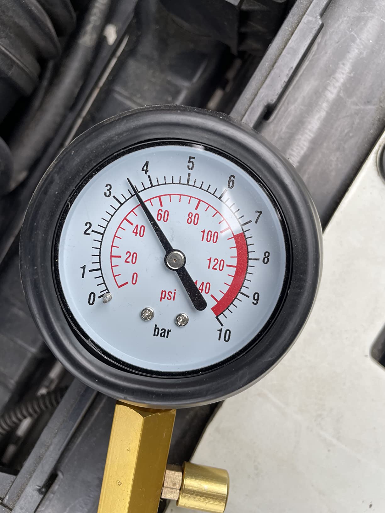 Oil Pressure Tester Kit, 0-140 PSI Engine Oil Pressure Tester Gauge Tool Kit for Cars ATVs Trucks Use. customer photo 1