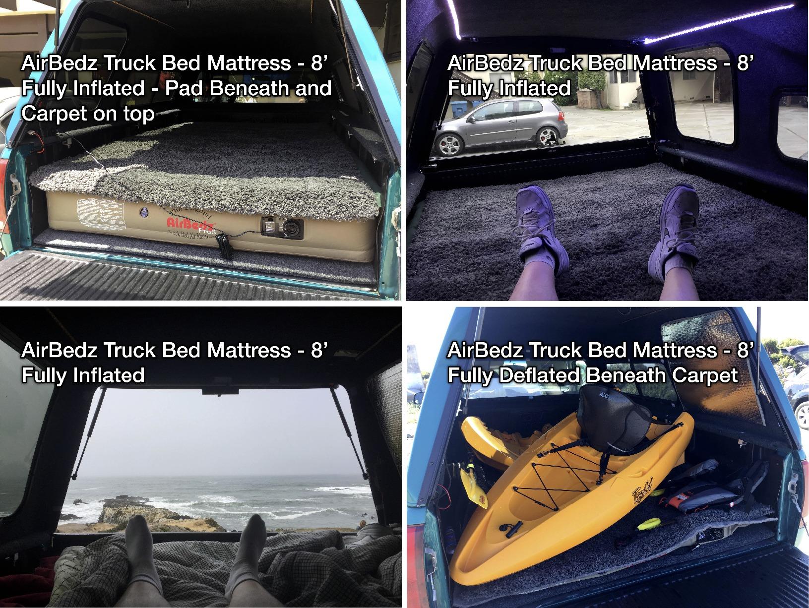 Pittman Outdoors - Truck Bed Mattress 8 Foot - Pro3 Series Long Bed 8' - The Original Airbedz Truck Bed Air Mattress 8ft - Full Size Pickup Mattress with 25% More Coverage for Pickup Camping customer photo 2