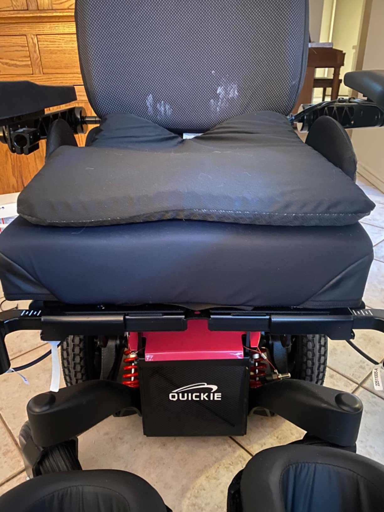 Gel Seat Cushion, Cooling seat Cushion (Super Large & Thick), Breathable Honeycomb Design Absorbs Pressure Points Seat Cushion, Gel Cushion for Office Chair, Home Car seat Cushion for Wheelchair customer photo 1