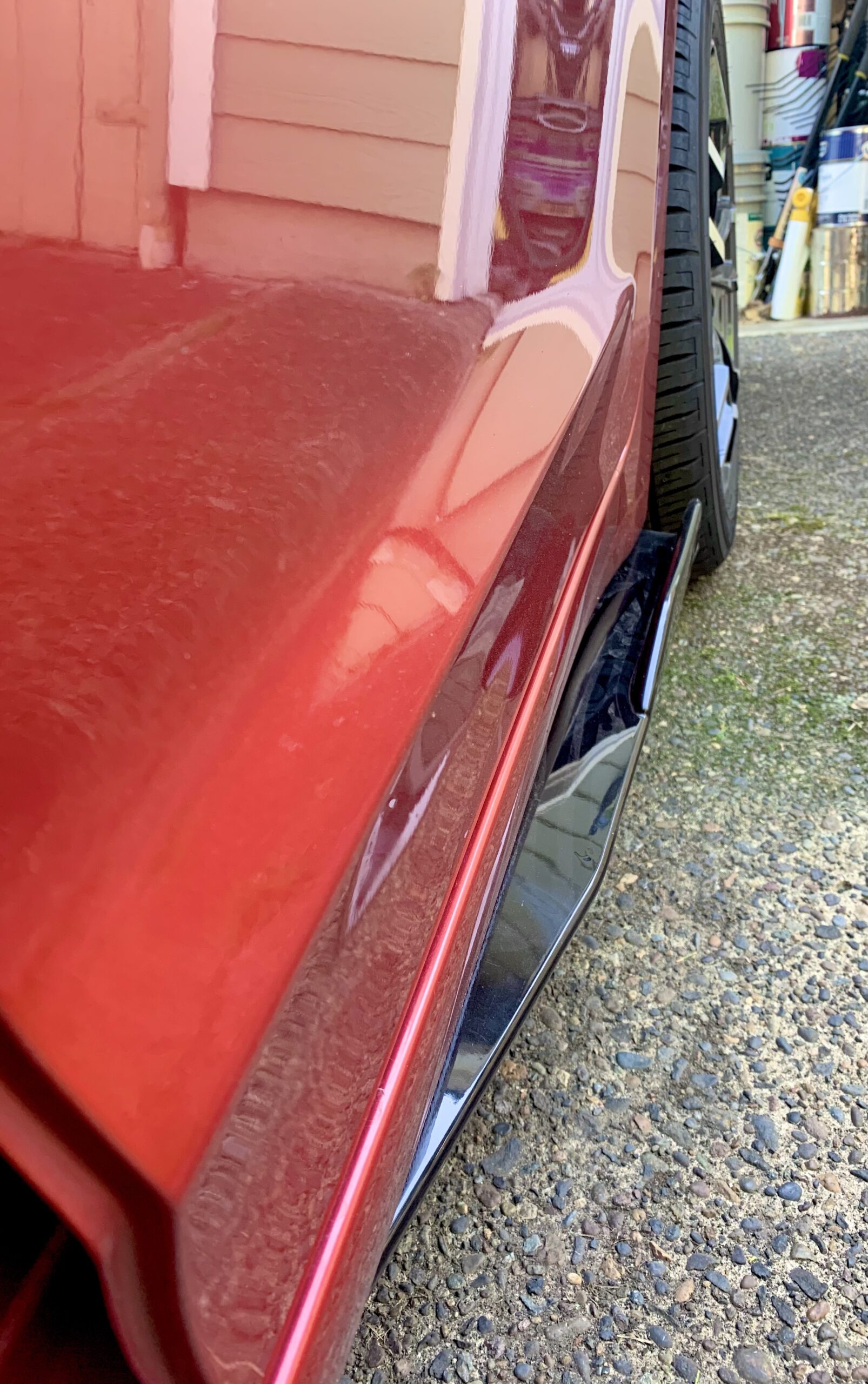 x xotic tech Universal Car Side Skirt Rocker Panel Extension Left/Right Lower Side Skirts Splitters Diffuser Winglet Wings Body Kit Fits Universal Vehicles 29