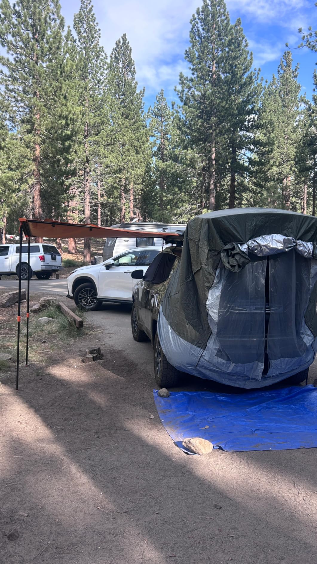 ALL-TOP Vehicle Awning 4.6'x6.6' Roof Rack Pull-Out Sun Shade UV50+, Weatherproof 4x4 Side Awning for Camping & Overland (Hardware Included) customer photo 2