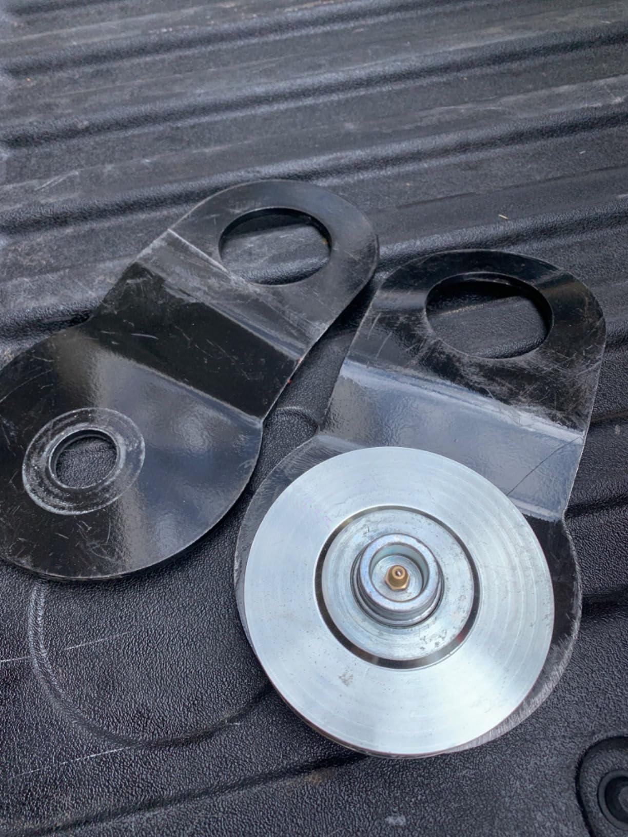 MILINI Snatch Block, Strength Recovery Off-Road Heavy Duty Winches Pulley for Synthetic Rope or Steel Cable, Universal Tackle Block for Truck, Tractor, ATV & UTV (Orange, 8T) customer photo 2