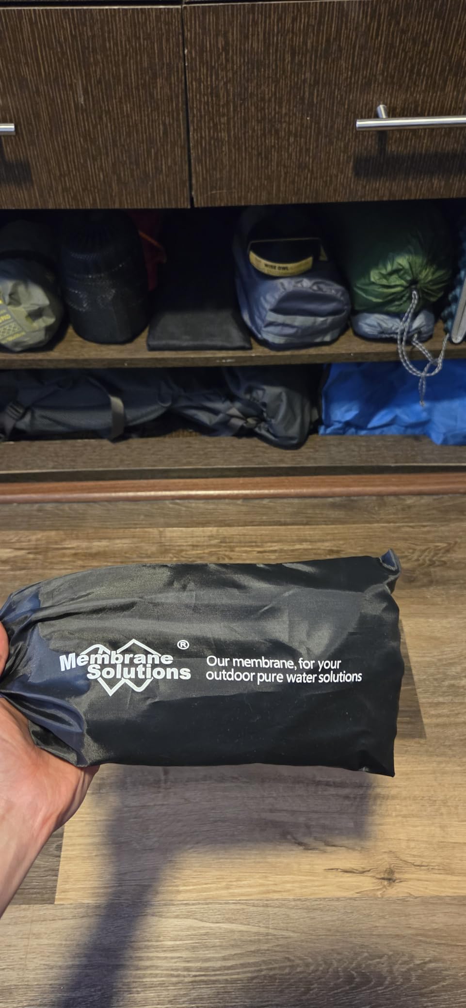 Membrane Solutions Gravity Water Filter Pro 6L, NSF/ANSI 42&372&401 Certified, 0.1 μm Versatile Water Purifier Camping with Adjustable Tree Strap Storage Bag, Survival Gear for Emergency Preparedness customer photo 1