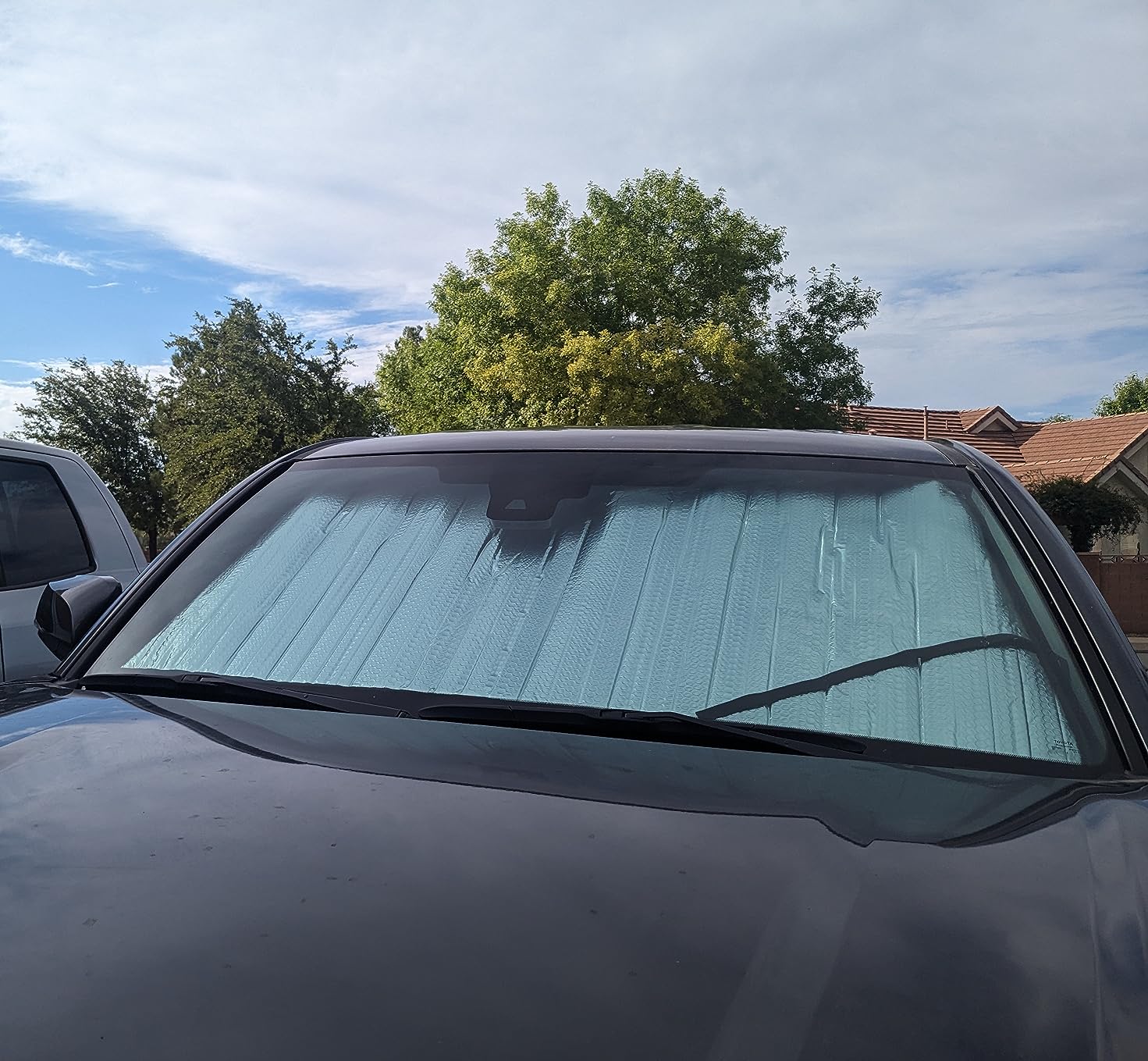 YelloPro Rear Tailgate Window Sunshade Custom Fit for 2016 2017 2018 2019 2020 2021 2022 2023 Toyota Tacoma, Off-Road, SR, SR5, Sport, TRD Pro, Limited 2 Door 4 Door Pickup, UV Reflector Protection customer photo 2