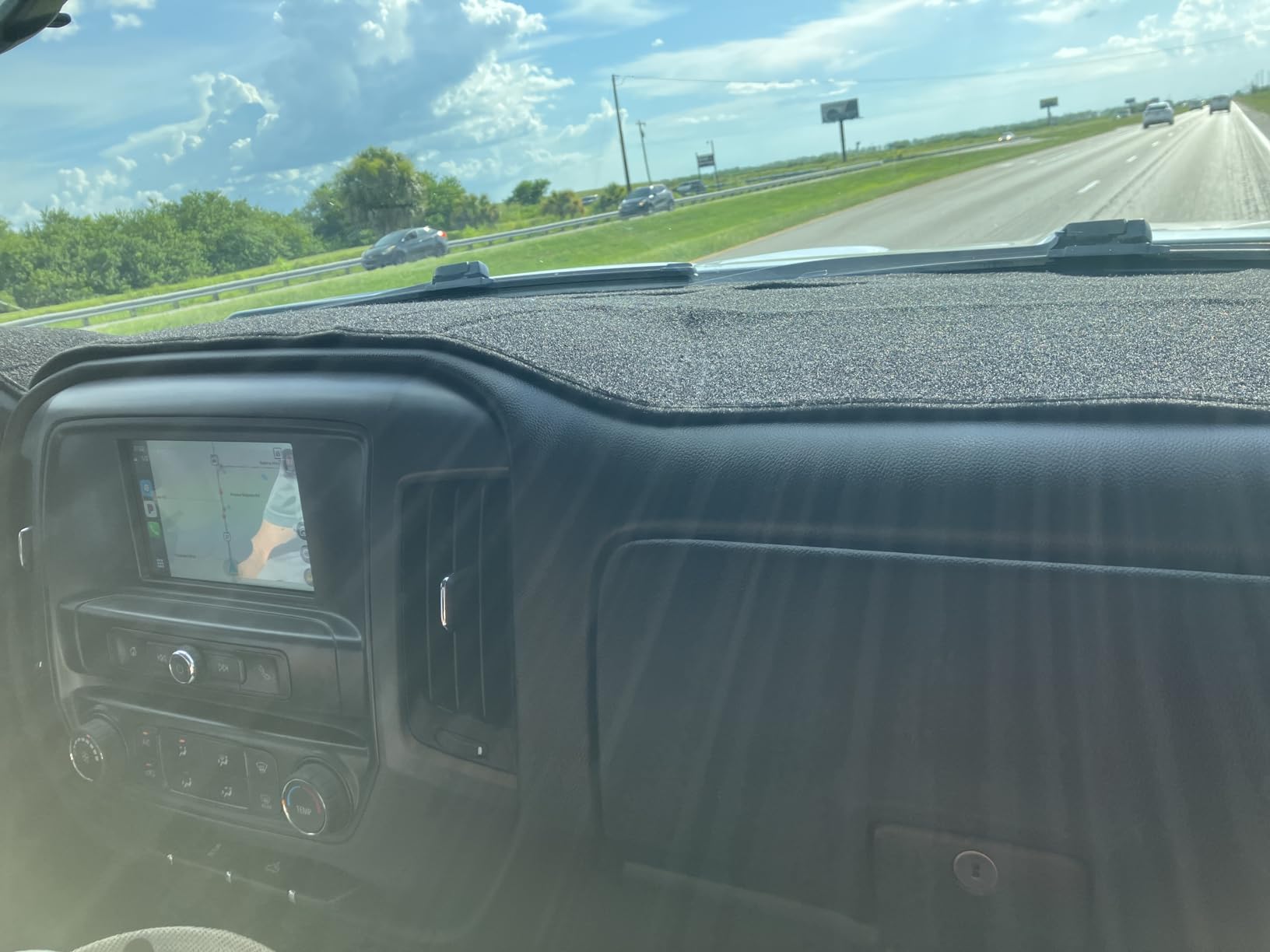 Cartist Dash Cover Compatible with GMC Sierra/Chevy Chevrolet Silverado 1999-2006, GMC Yukon XL/Chevy Suburban Tahoe Avalanche 2000-2006 Dashboard Cover Mat Non-Slip Pad Carpet Sunshield Protector customer photo 2