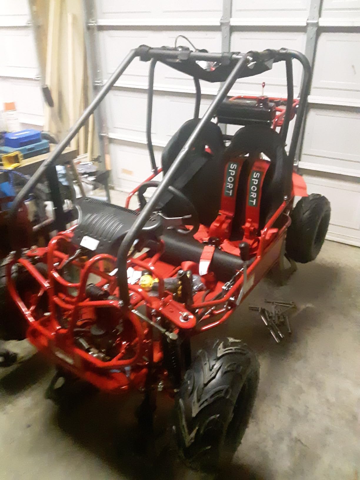 5 Point Racing Harness SFI Approved Market Bucket Protection Heavy Duty Shoulder Pads Quick Release Cam Lock Latch Mechanism fit Go-Kart Racing Car UTV ATV customer photo 1