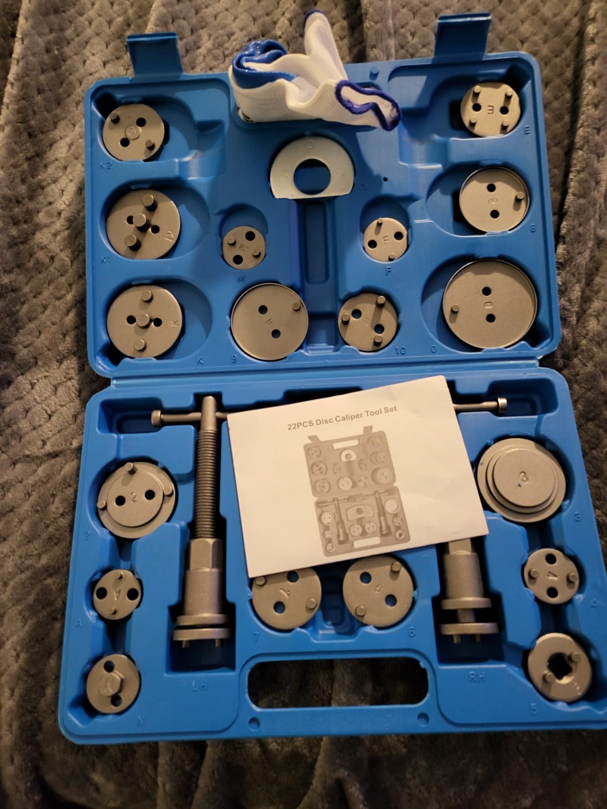 ATPEAM 24PCS Brake Caliper Compression Tool, Heavy Duty Caliper Compressor Kit, Brake Spreading Tool customer photo 1