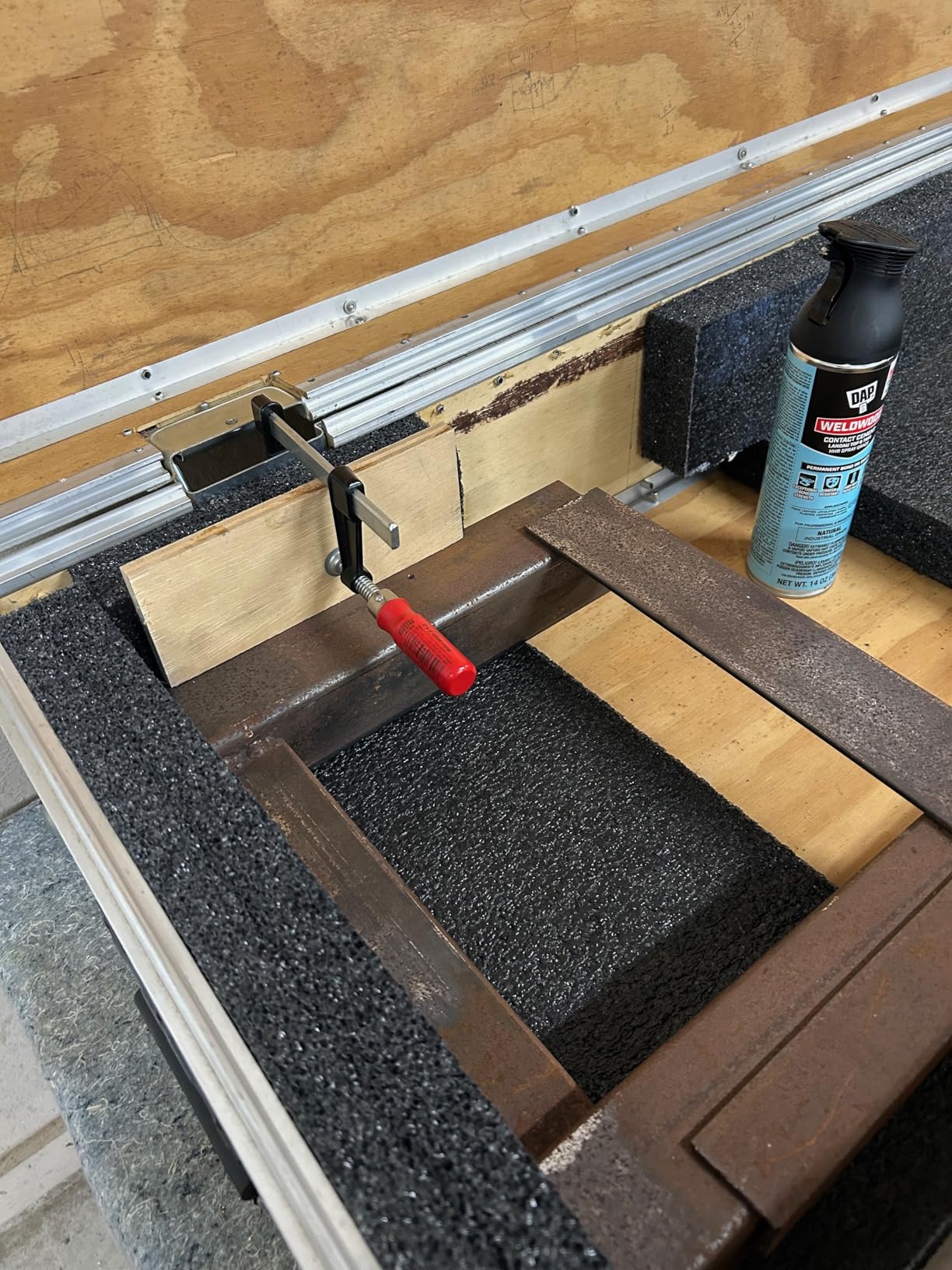 DAP Weldwood Landau Top & Trim HHR Solvent Type Spray Contact Adhesive, Clear, 14 oz (7079800127) customer photo 2