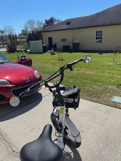 Bike Mirrors, Bike Bar End Mirror, HD Glass Convex Lens Bicycle Rearview Mirror, Safe Cycling Rearview Mirror, Easy to Install customer photo 2