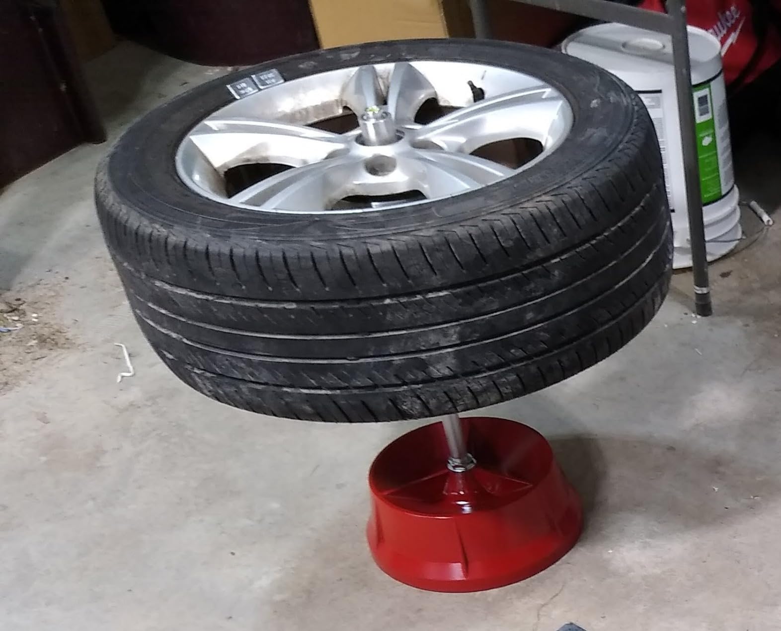 ATPEAM Portable Bubble Wheel Balancer Heavy Duty Tire Balancing Machine customer photo 1