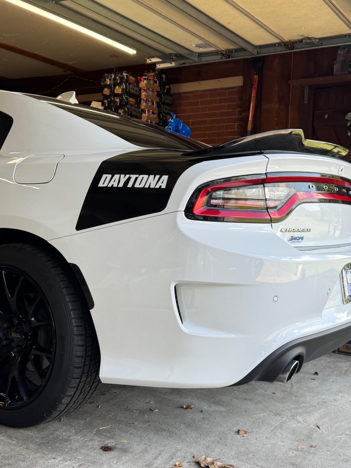 IKON MOTORSPORTS Rear Trunk Spoiler Compatible with 2015-2023 Dodge Charger, Trunk Spoiler Wing Lip ABS Matte Black V3 Style customer photo 1