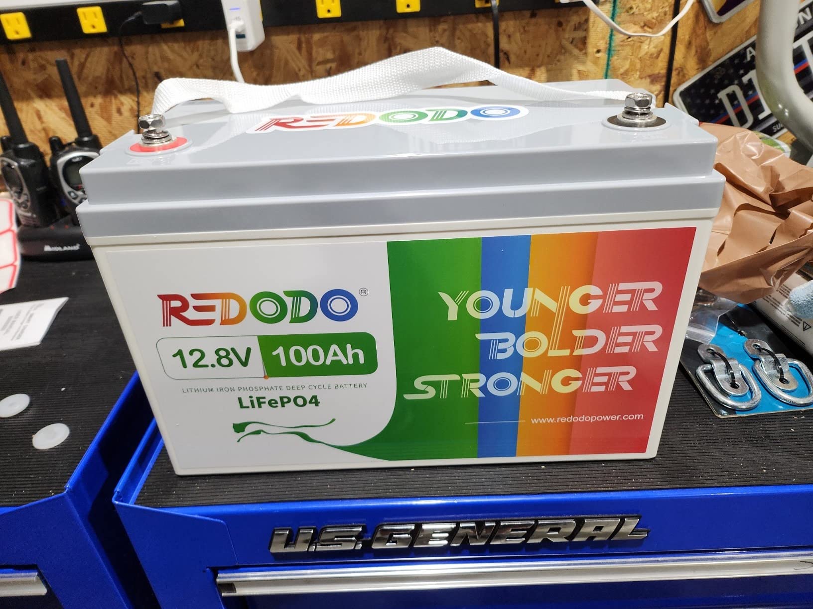 Redodo 12V 100Ah LiFePO4 Battery, Rechargeable Lithium Iron Phosphate Battery, Built-in 100A BMS, 4000-15000 Deep Cycles & 10-Year Lifetime, Perfect for RV, Camping, Solar Home etc. customer photo 2