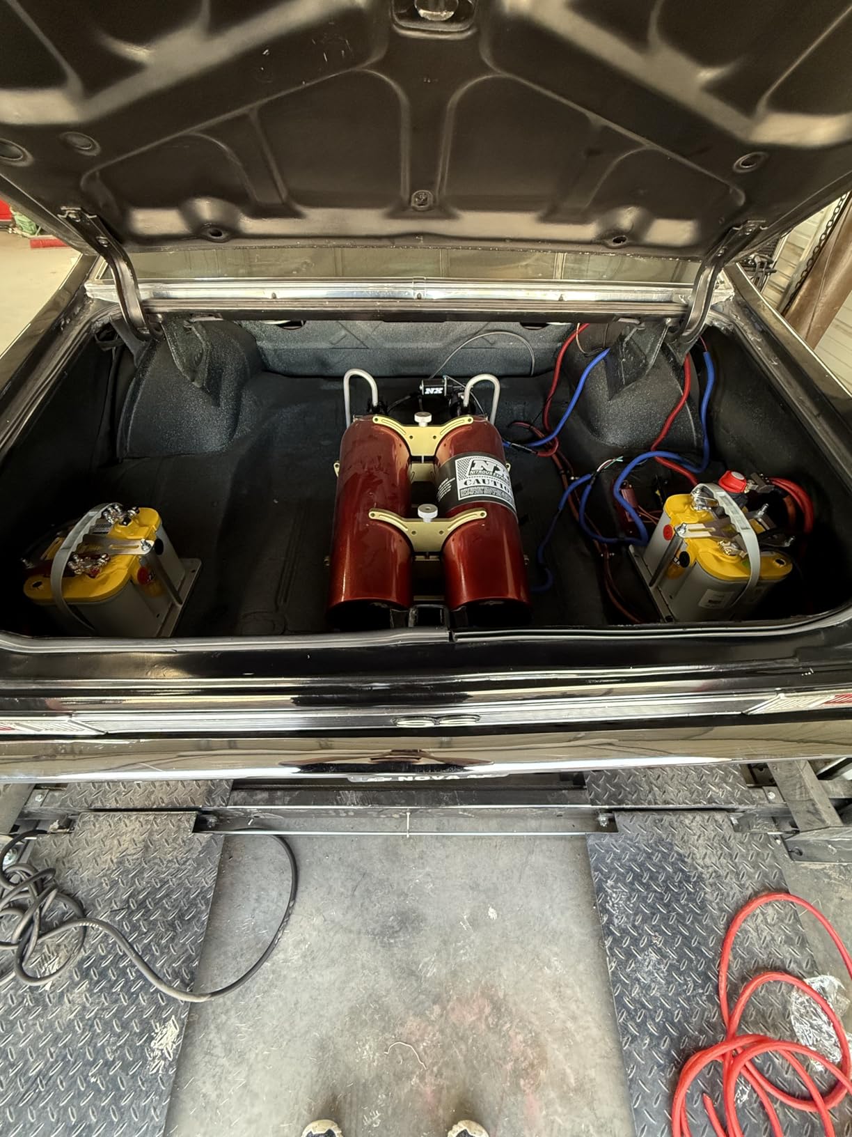 Universal Battery Tray Hold Down Trunk Battery Relocation Box Aluminum Fits for Optima Race Racing Mount Red Yellow Blue Top 34 34/78 D34 D34/78 34M D34M customer photo 1