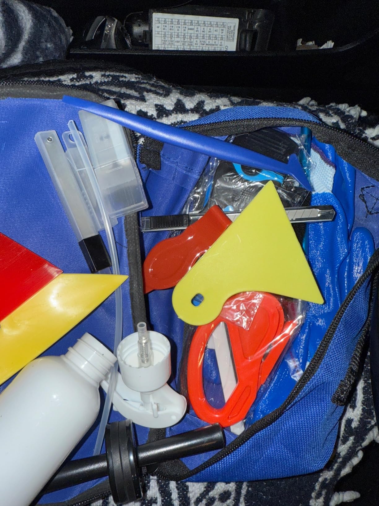 DIYSELF Window Tint Kit for Cars, 45 Pcs Vehicle Glass Protective Film Wrapping Set, Squeegee for Vinyl, Vinyl Wrap Tools, Window Tint Tools, Car Film Kit customer photo 2