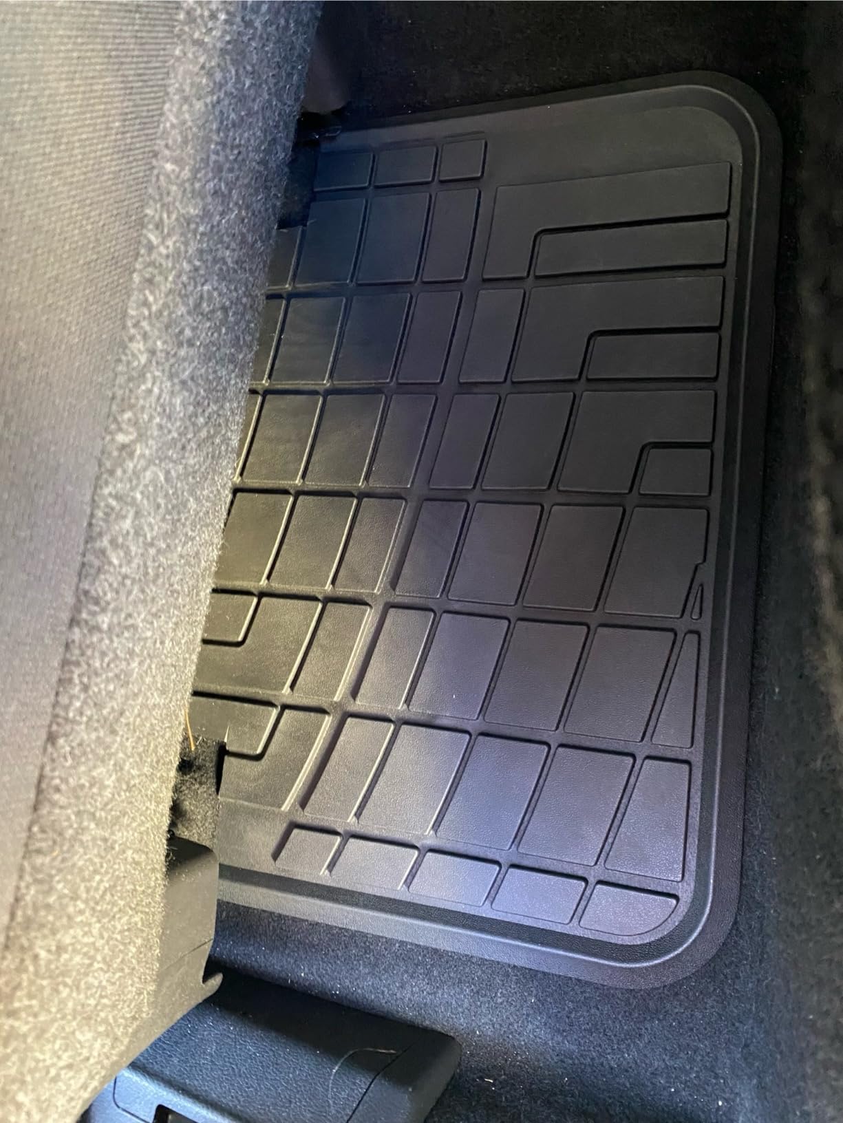 FH Group Premium Liners Tall Channel Trimmable All Weather Rubber Full Set Car Floor Mats (Black) w. Trimmable All-Season Cargo Liner (Black) - Universal Fit for Cars Trucks and SUVs customer photo 2