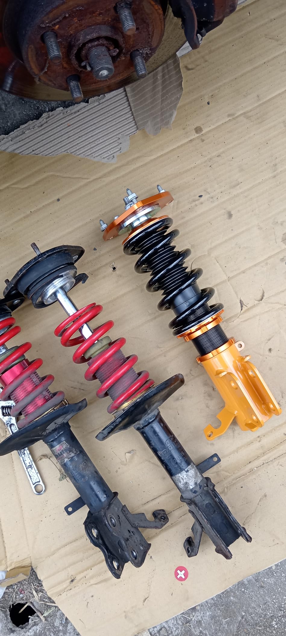 maXpeedingrods Coilovers for Toyota Corolla E90 1987-1992, E100 1991-1998, E110 1995-2002, AE92 1987-1991, AE101 1992-1998, AE111 1988-2002, Height Adjustable Coilovers Shock Absorber Lowering Kit customer photo 2