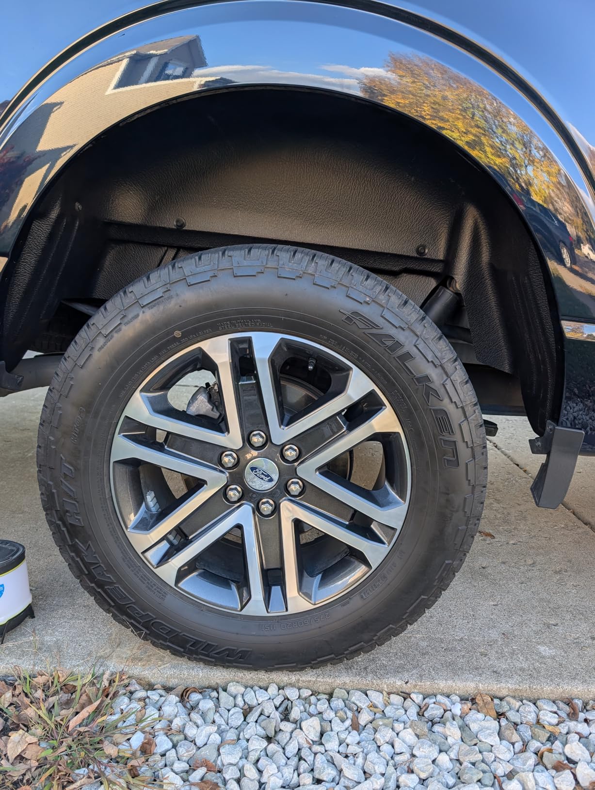 Husky Liners - Rear Wheel Well Guards | Fits 2021-2024 Ford F-150 (Excludes Raptor), Rear Set - Black, 2 pc. | 79161 customer photo 1