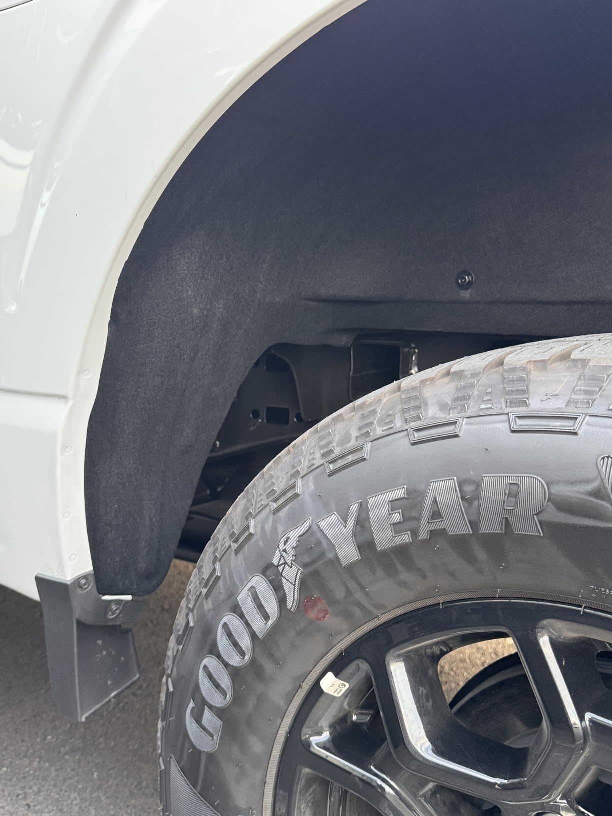 Fit for 2021-2025 F150 Wheel Well Liner Rear Wheel Well Guards mud Flaps for 2024 Ford F150 Accessories (Not fit Raptor) customer photo 1