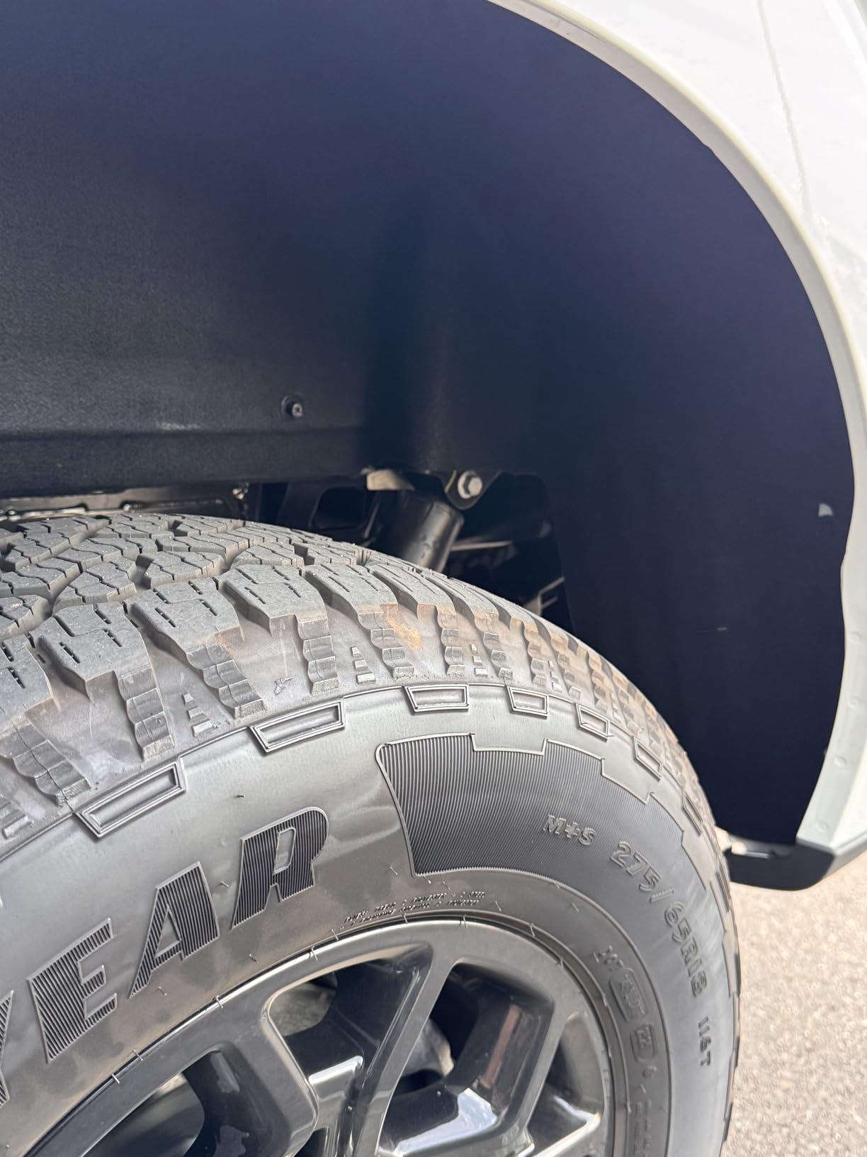 Fit for 2021-2025 F150 Wheel Well Liner Rear Wheel Well Guards mud Flaps for 2024 Ford F150 Accessories (Not fit Raptor) customer photo 2