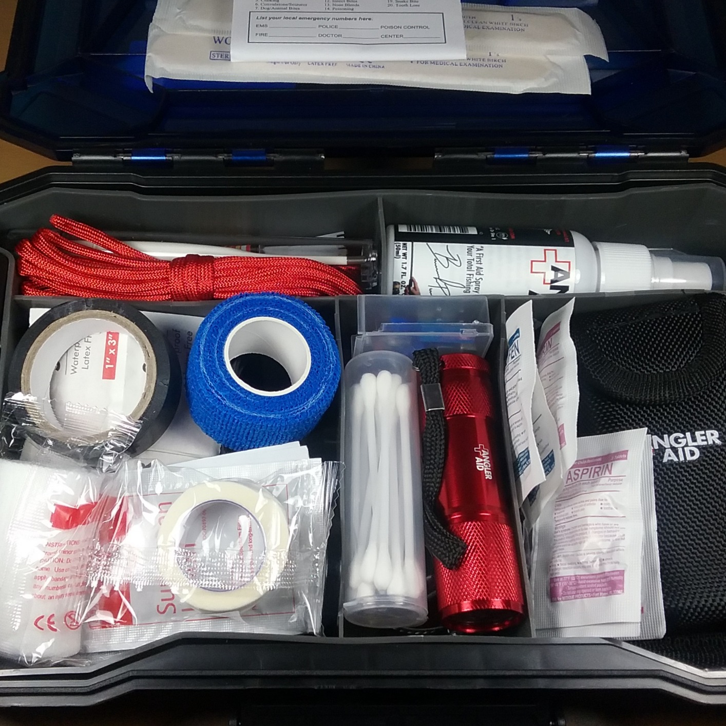 Angler Aid Safety Kit for Offshore Anglers, 88 PCS Tools, Fishing First Aid and Safety Products, Essential Boating Tools and Accessories customer photo 1