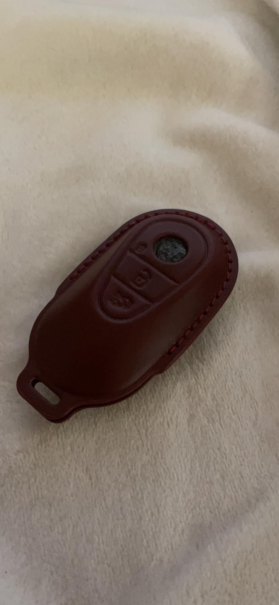Tukellen for Mercedes Benz Leather Key Fob Cover with Keychain Compatible with 2020-2025 Mercedes Benz S-Class G-Class E-Class Smart Remote, Genuine Leather customer photo 2