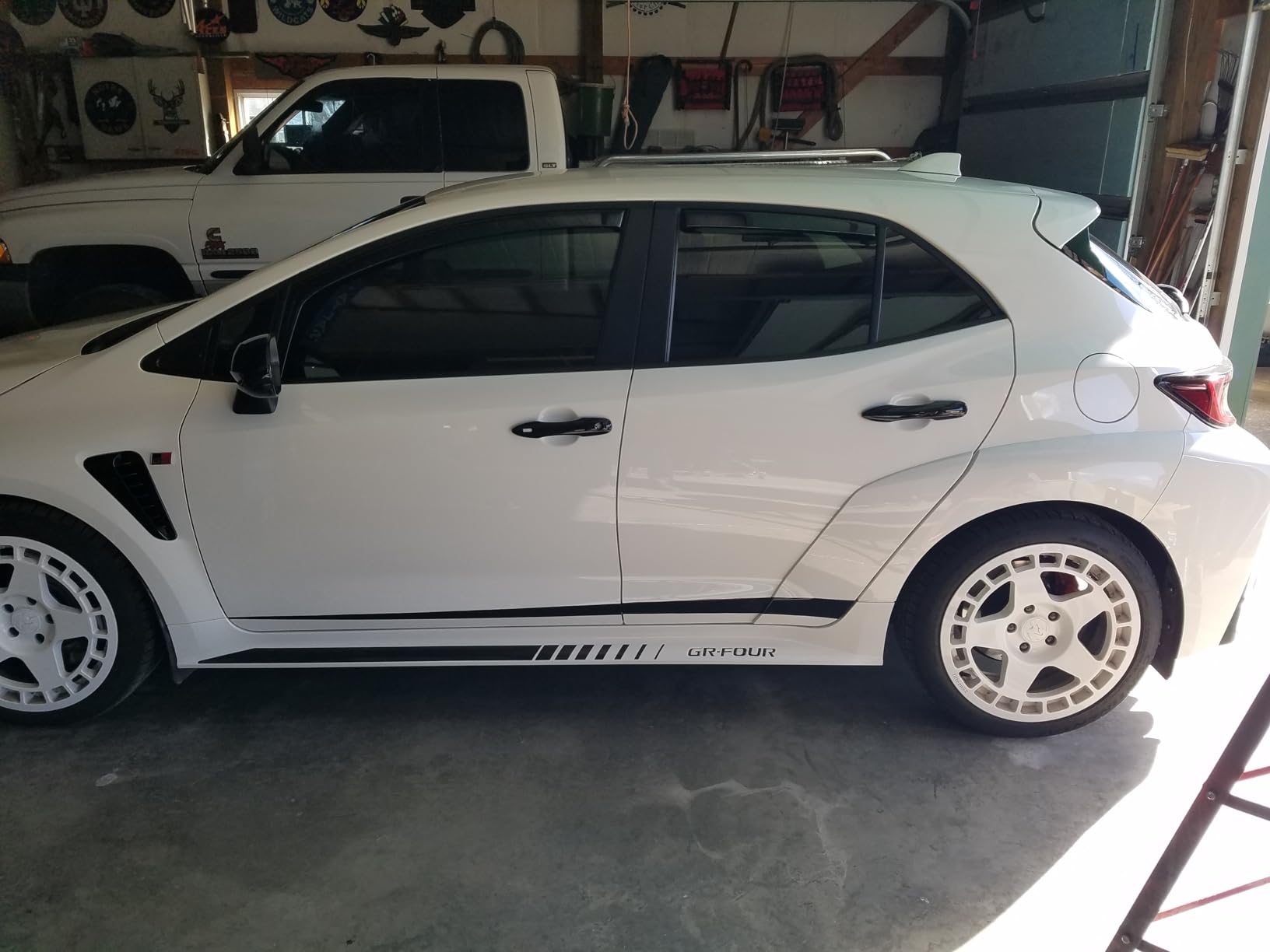 Car Door Handle Cover Protector Compatible for 2018-2023 2024 2025 Toyota Camry Accessories 2026 Compatible for Toyota Corolla 2026 2025 2024 2023-2020 with 2 Smart Key Holes Carbon Fiber customer photo 1