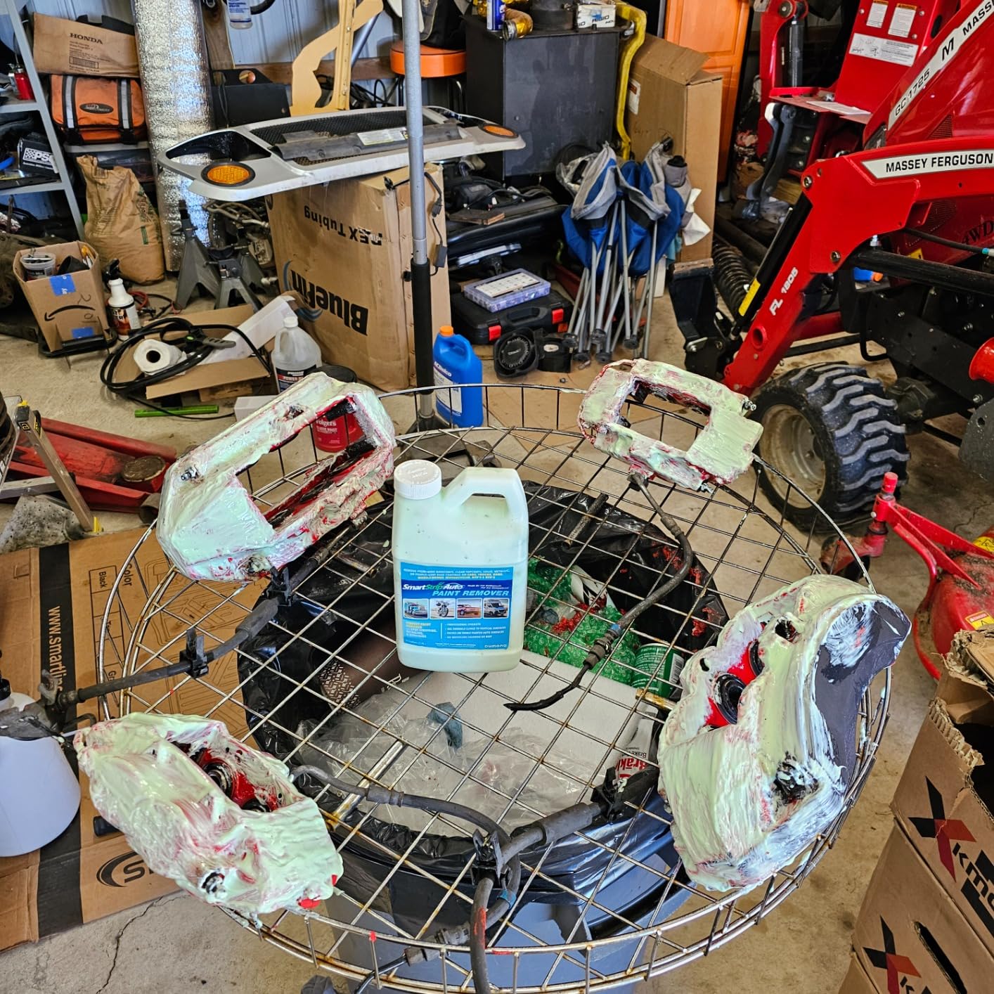 Dumond Smart Strip Auto Paint Remover, Strips Multiple Layers of Auto Primer, Pigmented Base & Clear Topcoats from Cars, Trucks, Motorcycles & More, Removal Gel Clings to Vehicle Surfaces, 1 Gallon customer photo 2