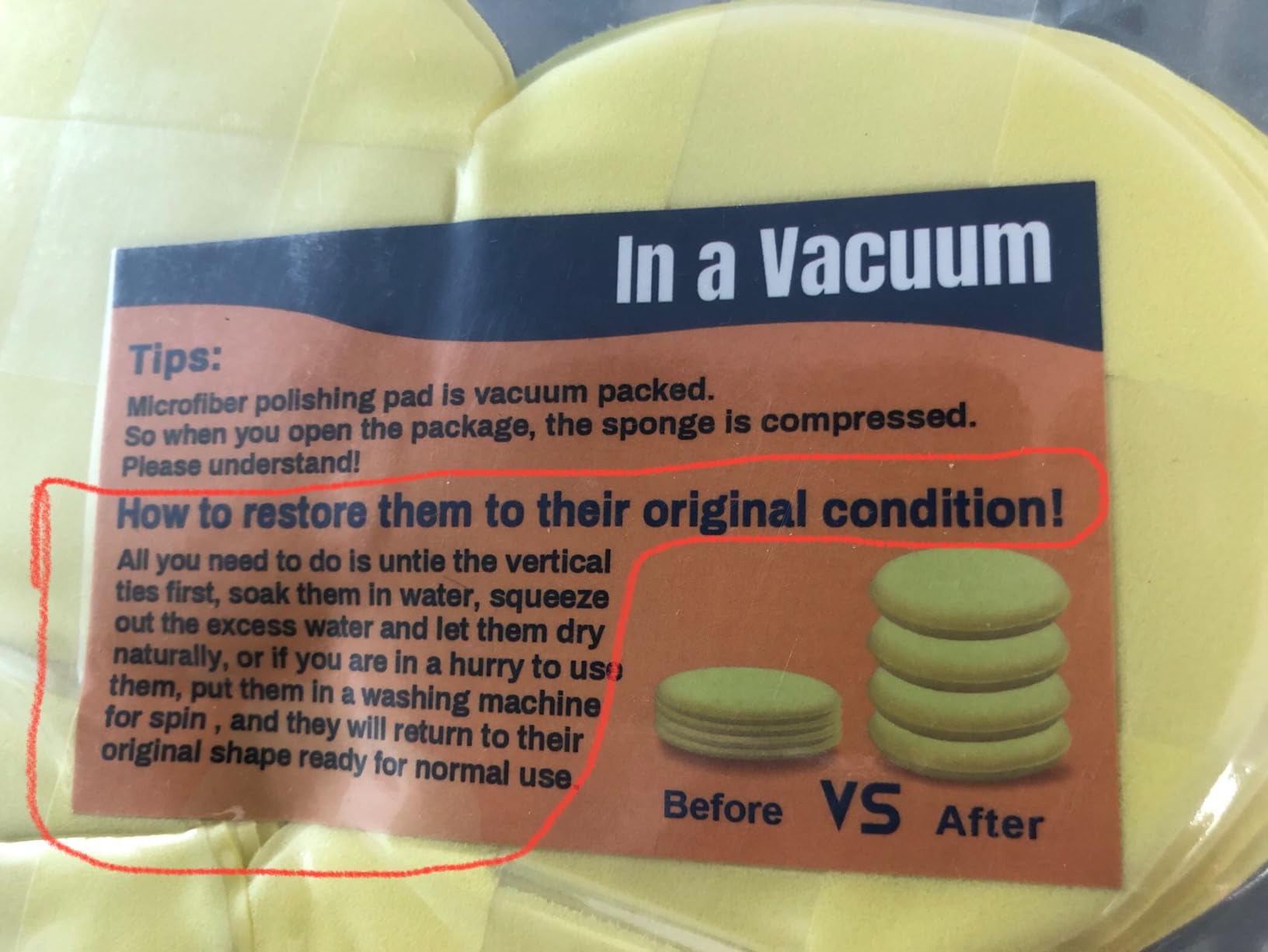psler Foam Car Wax Applicator Pad Foam Applicator Pads Detailing Round 4 inch Polishing Sponges for Car Wax Applicator Pad 24 Pack-Yellow customer photo 1