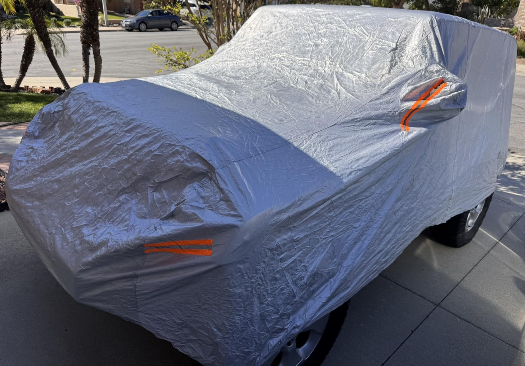 EzyShade 10-Layer Car Cover Waterproof All Weather. See Vehicle Size-Chart for Accurate Fit. Outdoor Full Exterior Covers for Automobiles Sedan Hatch SUV Rain Sun Protection. Size A3 (See SizeChart) customer photo 2