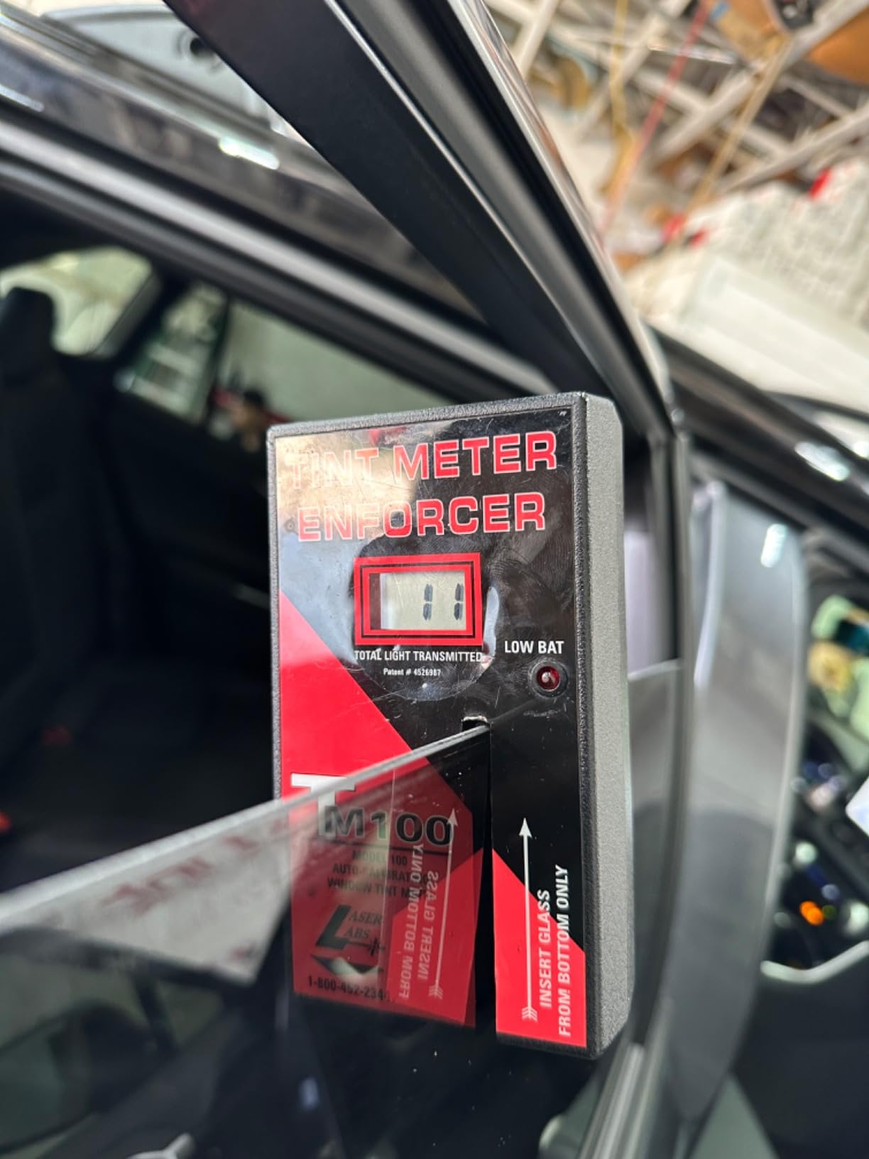 RockRose Portable Car Window Tint Meter Professional VLT/UVR/IRR Measurement for Auto Side Windows & Tint Films Instant Calibration & Data Lock for Pro Tint Installer Linshang Spectrum IR 950nm LS162 customer photo 2
