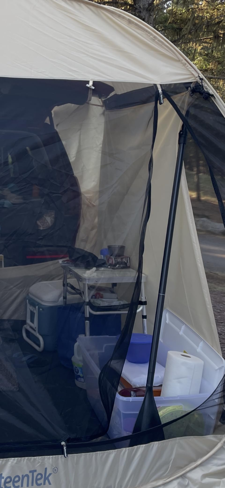 Anbte Folding Camping Table, Aluminum 24