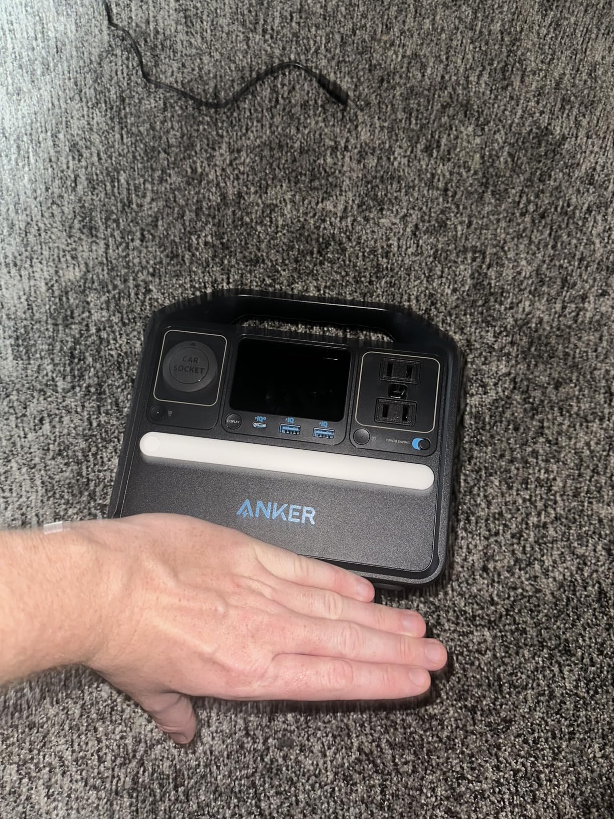 Anker 521 Portable Power Station Upgraded with LiFePO4 Battery, 256Wh 6-Port PowerHouse, 300W (Peak 600W) Solar Generator (Solar Panel Optional), 2 AC Outlets, 60W USB-C PD Output, Outdoor Generator customer photo 2