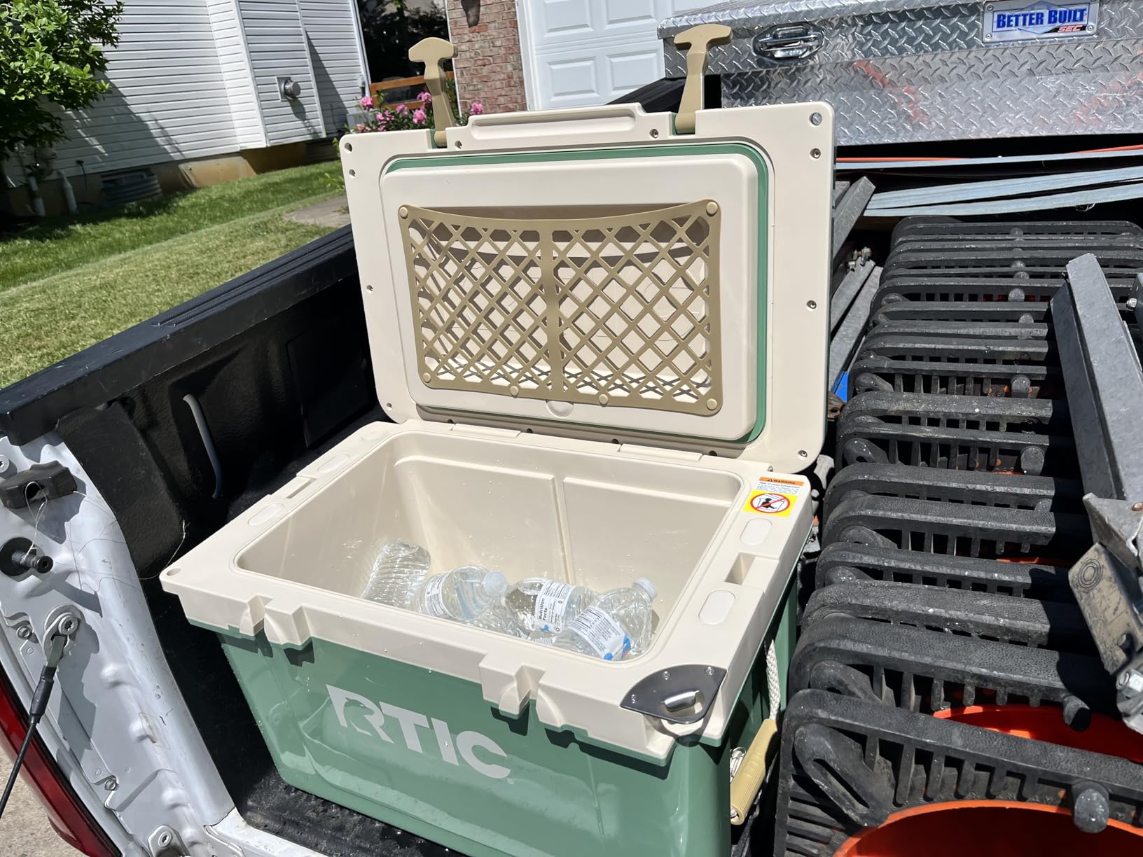 RTIC Ultra-Light 52 Quart Hard Cooler Insulated Portable Ice Chest Box for Beach, Drink, Beverage, Camping, Picnic, Fishing, Boat, Barbecue, 30% Lighter Than Rotomolded Coolers customer photo 1