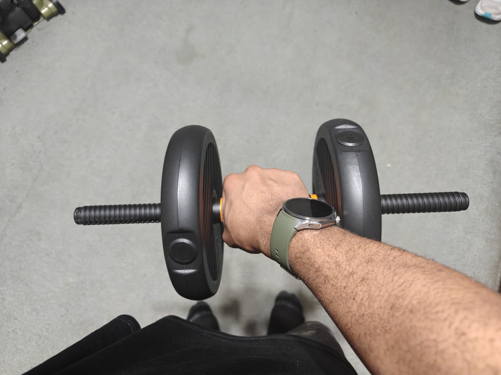 FEIERDUN DS2 Adjustable Dumbbells, 20/30/40/45/70/90lbs Free Weight Set with Connector, 5 in1 Dumbbells Set Used as Barbell, Kettlebells, Push up Stand, Weight Plate, Fitness Exercises for Home Gym customer photo 1