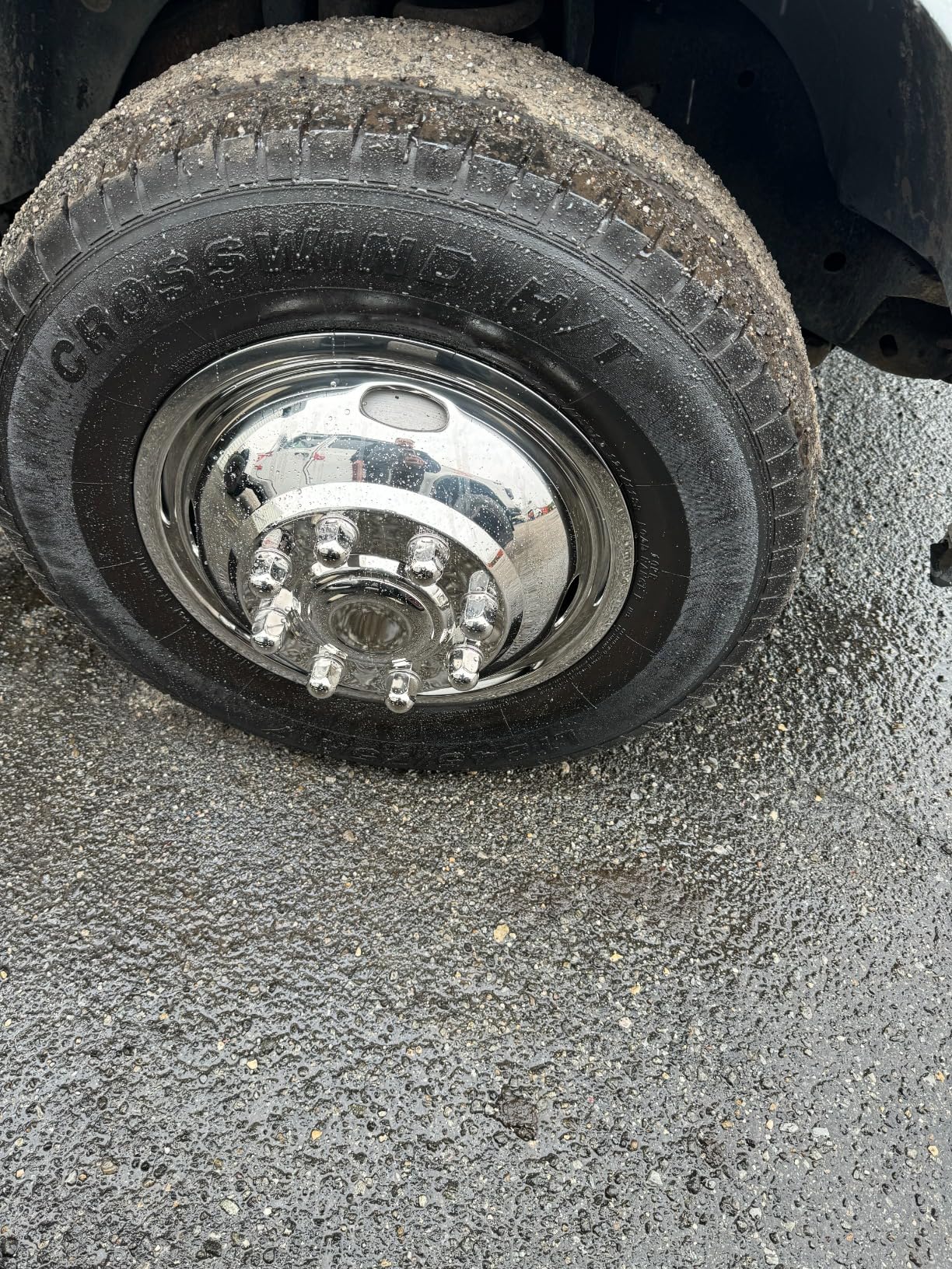 17 Inch Stainless Steel Wheel Simulators for 2005-2020 Ford F350 Dually Wheel customer photo 1