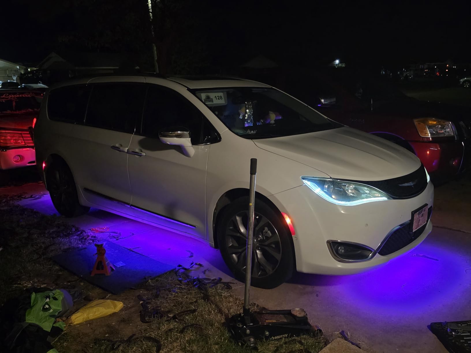 Smart RGB Car Underglow Kit with App & RF Remote - IP67 Waterproof, 16 Million Color LED Light Strips, Music Sync, Universal Fit for All Cars, Trucks, Vans - 12V DC Exterior Lighting customer photo 1