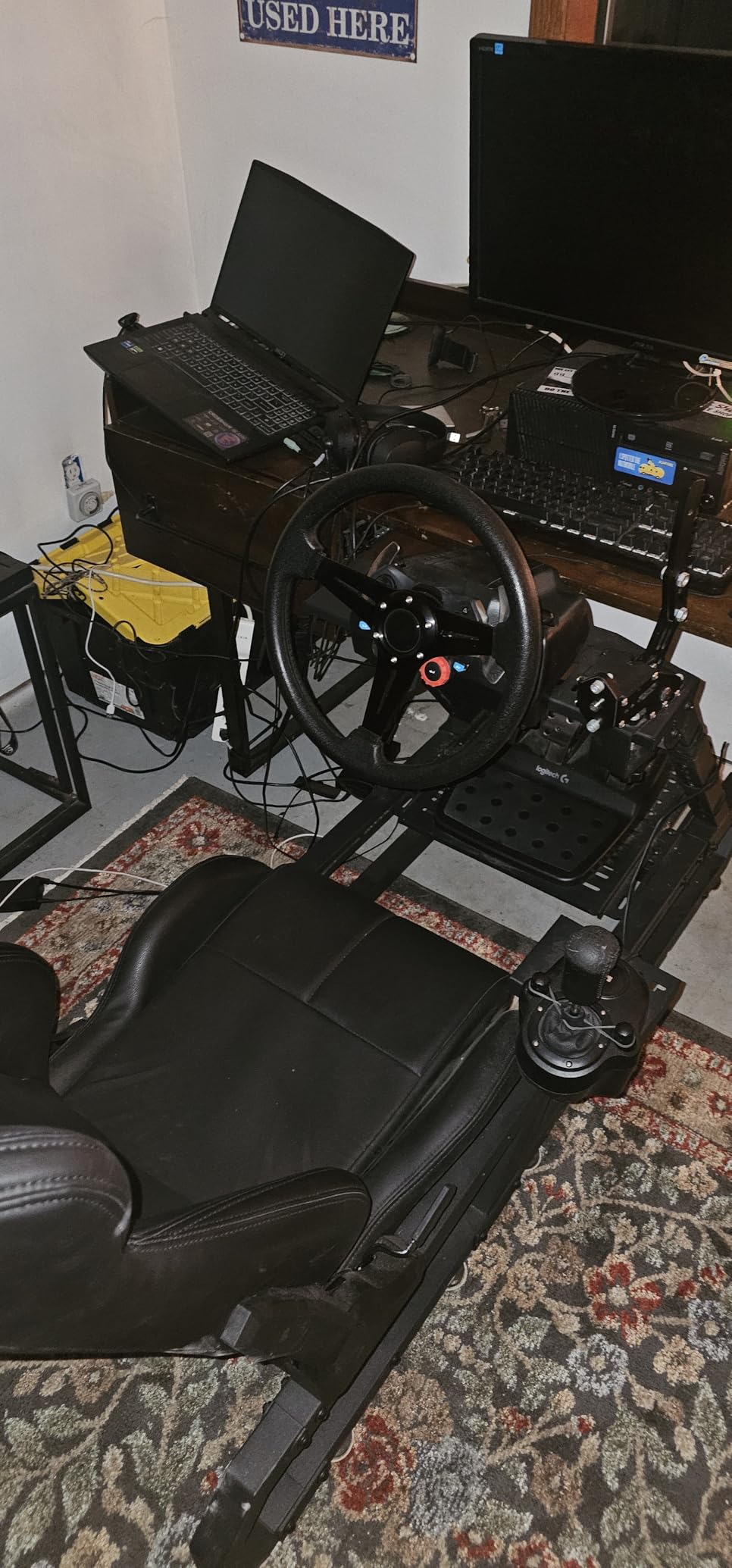 13.8in Auto Racing Steering Wheel Flat Drifting 6 Bolts Car Sport Steering Wheel Pu Leather and Aluminum Spokes with Horn Button customer photo 1