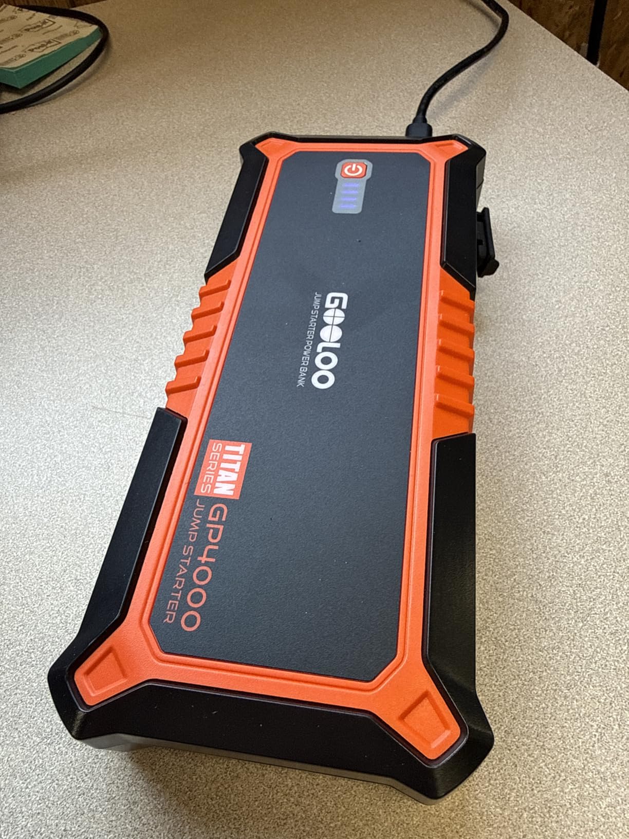 GOOLOO GP4000 Jump Starter 4000A Peak Car Starter (All Gas,up to 10.0L Diesel Engine) SuperSafe 12V Lithium Jump Box,Auto Battery Booster Pack,Portable Power Bank with USB Quick Charge and Type C Port customer photo 2