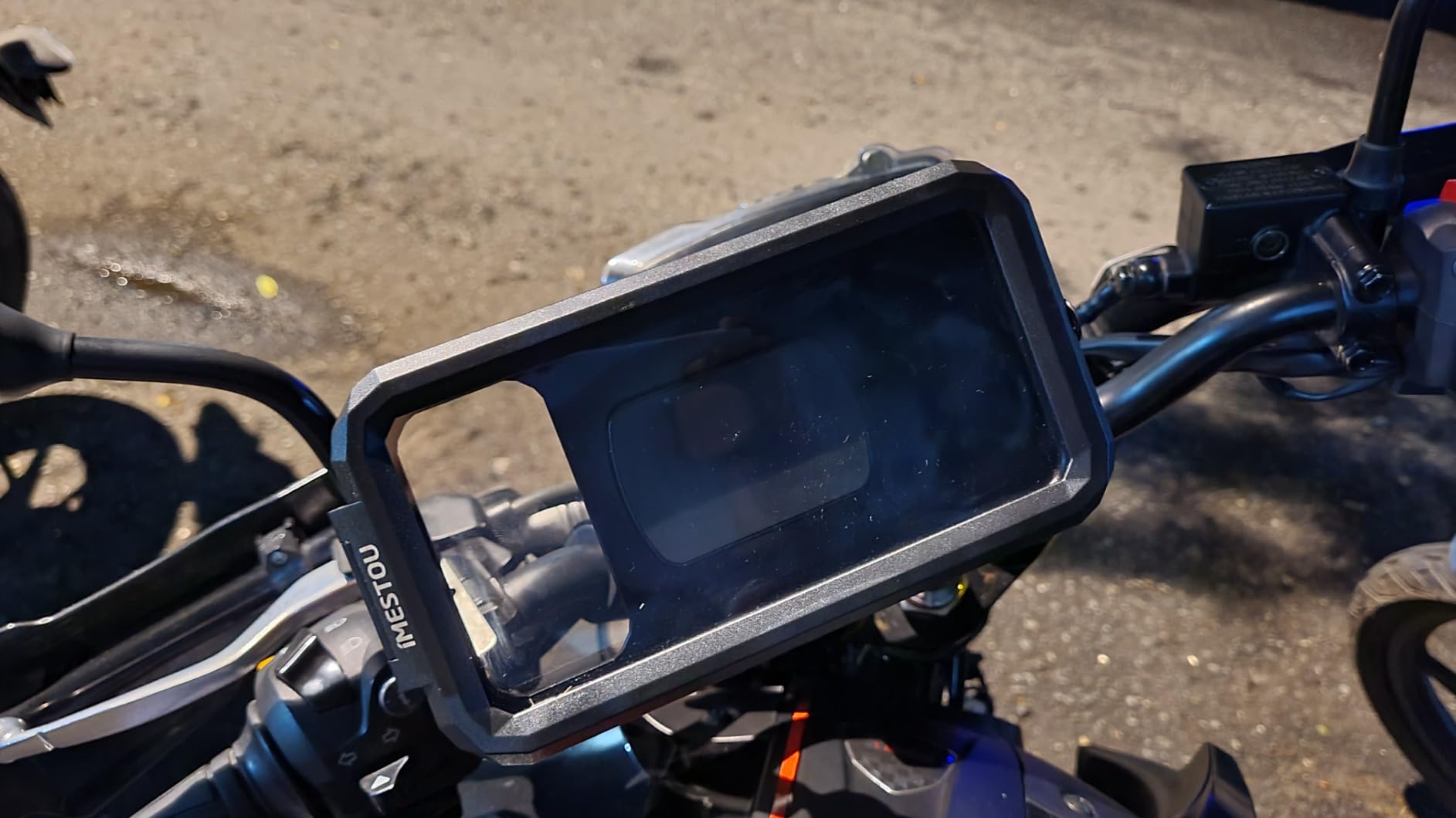 iMESTOU Anti-Theft Waterproof Motorcycle Phone Holder Bike Phone Mount 1
