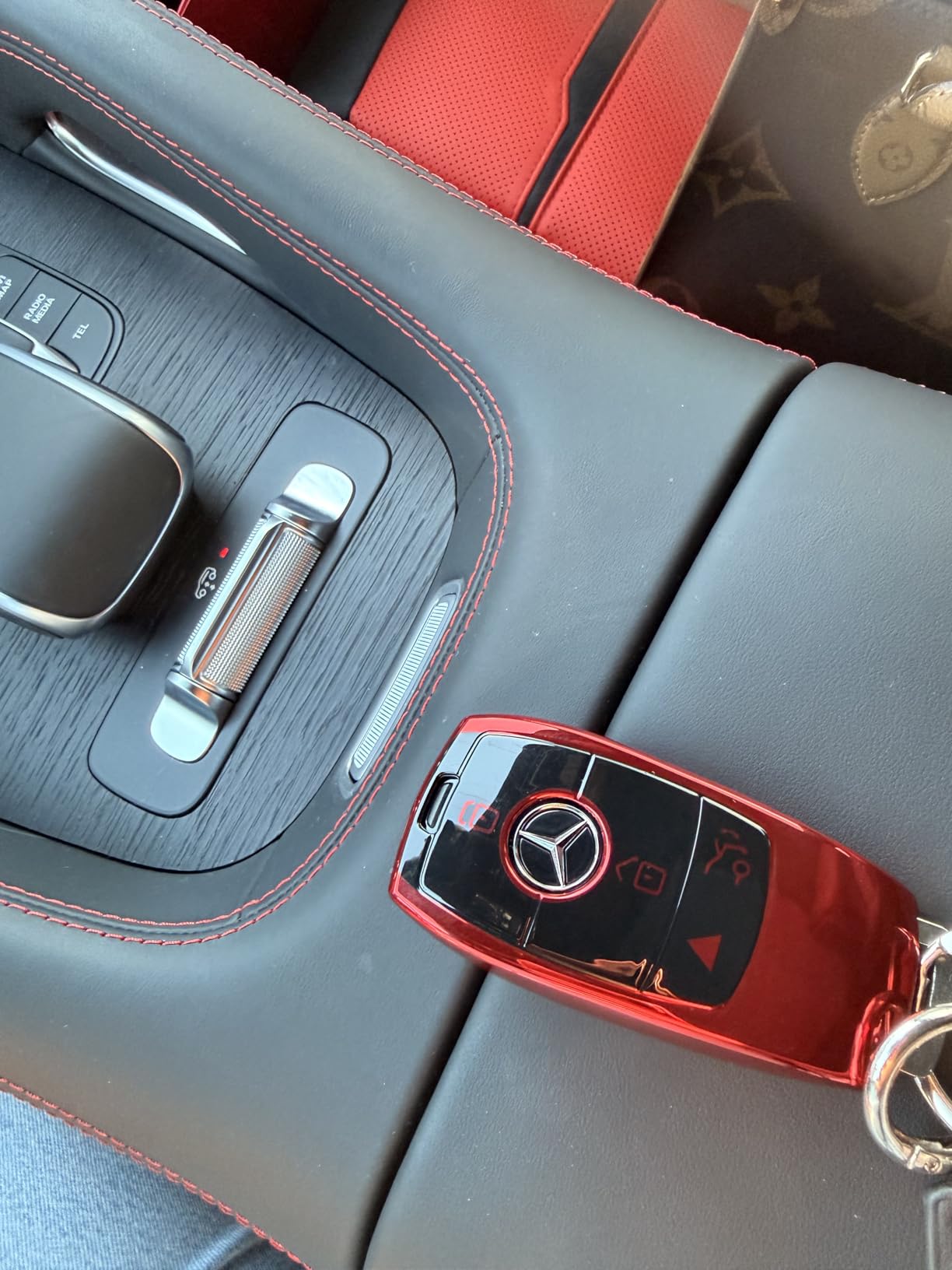 Tukellen for Mercedes Benz Key fob Cover, Special Soft TPU Key Case Protector Compatible with 2017-2021 E-Class 2018-2021 S-Class 2019-2021 A-Class C-Class G-Class customer photo 1