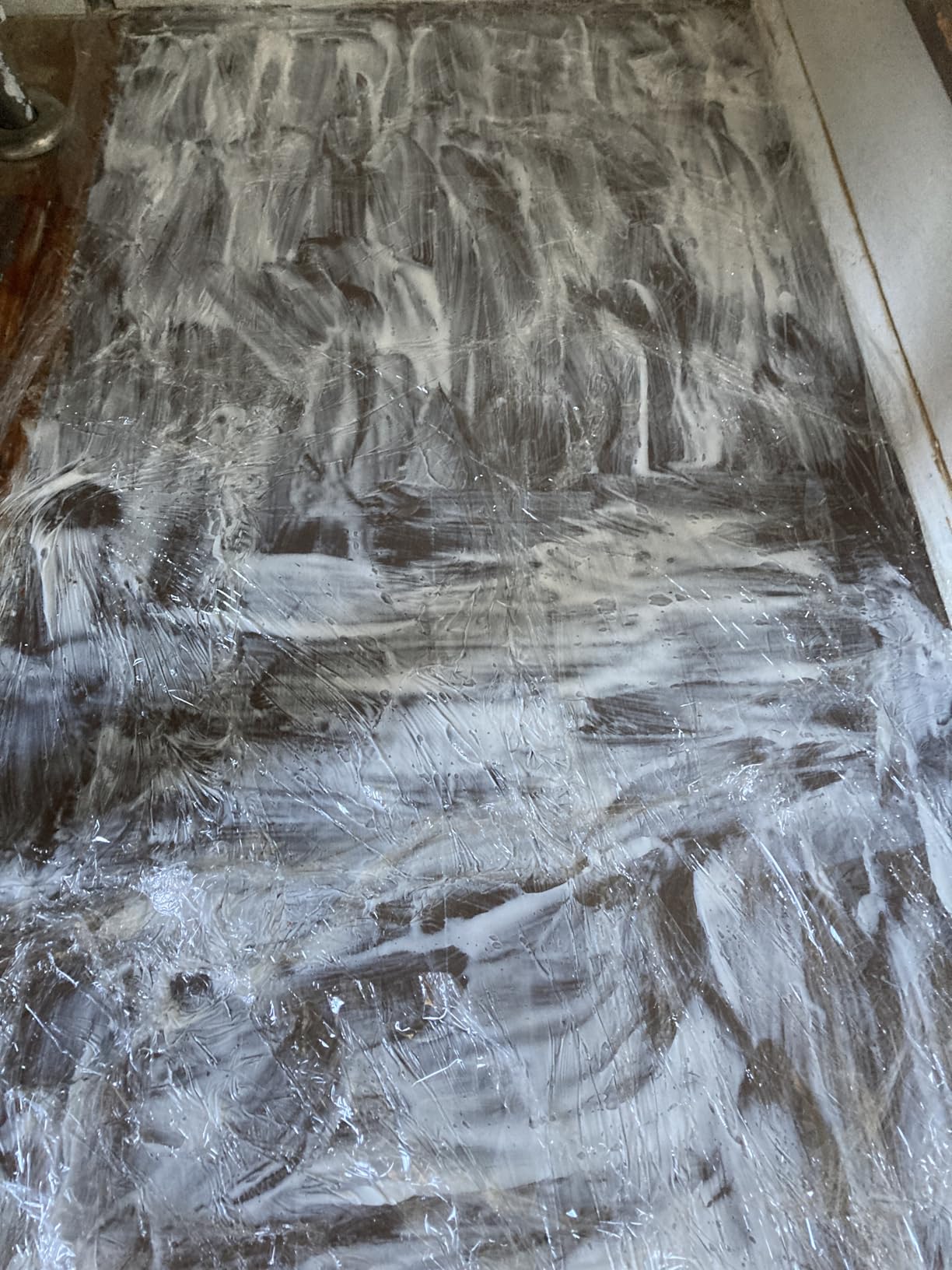 Smart Strip Advanced Paint Remover - for Removal of Acrylic, Latex, Oil, & Water-Based Coatings - Non-Caustic Formula - Indoor/Outdoor - Contractor & DIY Friendly - 2 Quarts customer photo 1