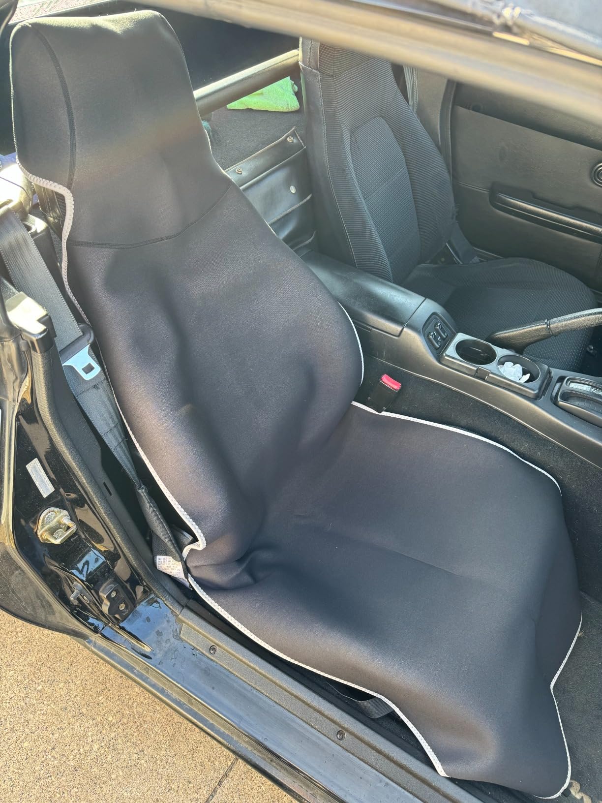 Waterproof Neoprene Car Seat Cover, Sweatproof Non-Slip Seat Protector, Universal Fit for Front Bucket or Rear Bench Seat of Cars, SUVs, Vans, Trucks, Compatible with Airbags and Armrests customer photo 1