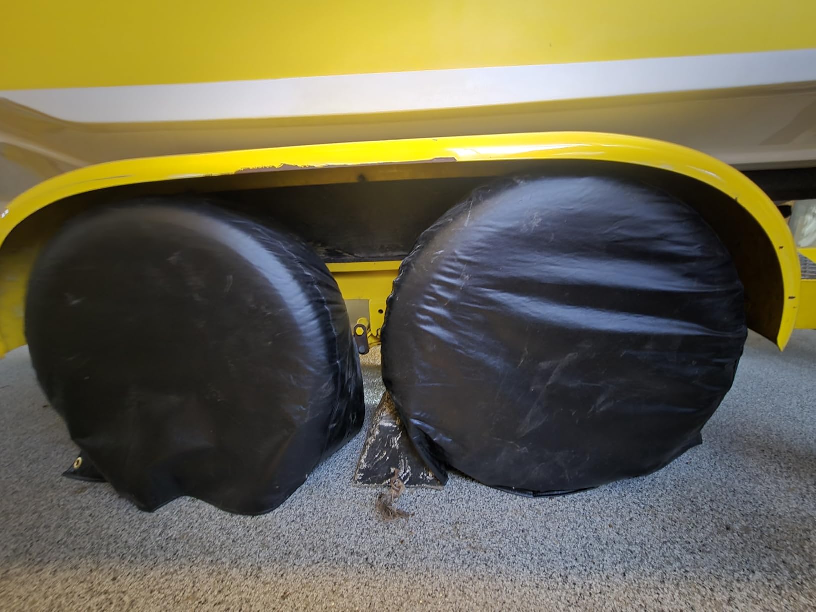 VINPATIO RV Cover, 7 Layers Heavy Duty RV & Trailer Cover, Toy Hauler Cover Fits 16'-18' RV Travel Trailer Camper Cover with Tongue Jack Cover, Extra Windproof Straps, Gutter Covers customer photo 1