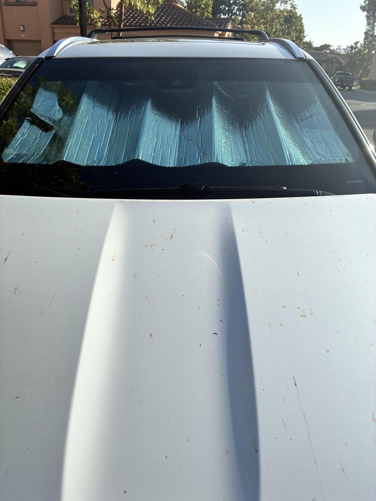 EcoNour Accordion Car Windshield Sun Shade for Trucks | Car Window Shades for Large SUVs & Pickups | UV Blocker Sun Visor for Interior Protection & Heat Control | XL (66 x 27 Inches) customer photo 2