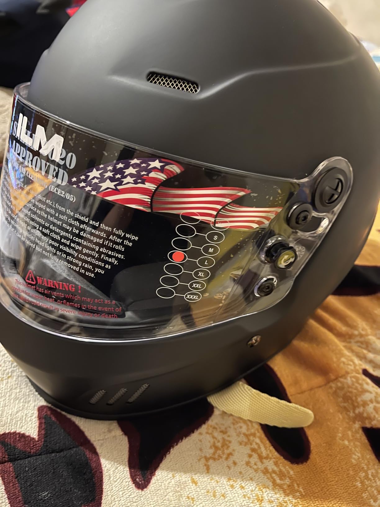 ILM Snell SA2020 Full Face Auto Car Racing Helmets for Men and Women Model 760 customer photo 2