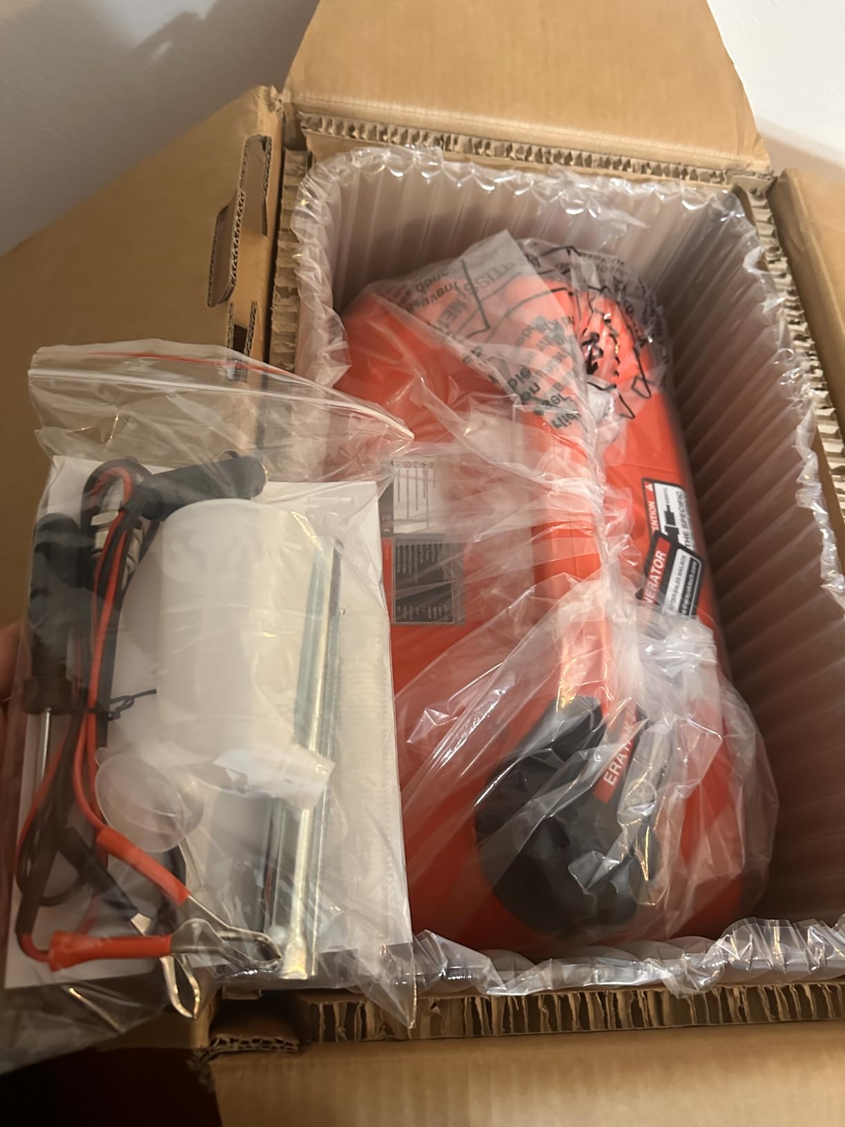 ERAYAK 2400W Portable Inverter Generator for Home Use, Super Quiet Small Generator for Camping Outdoor Emergency Power Backup, Gas Powered Engine, EPA, ECO Mode customer photo 1