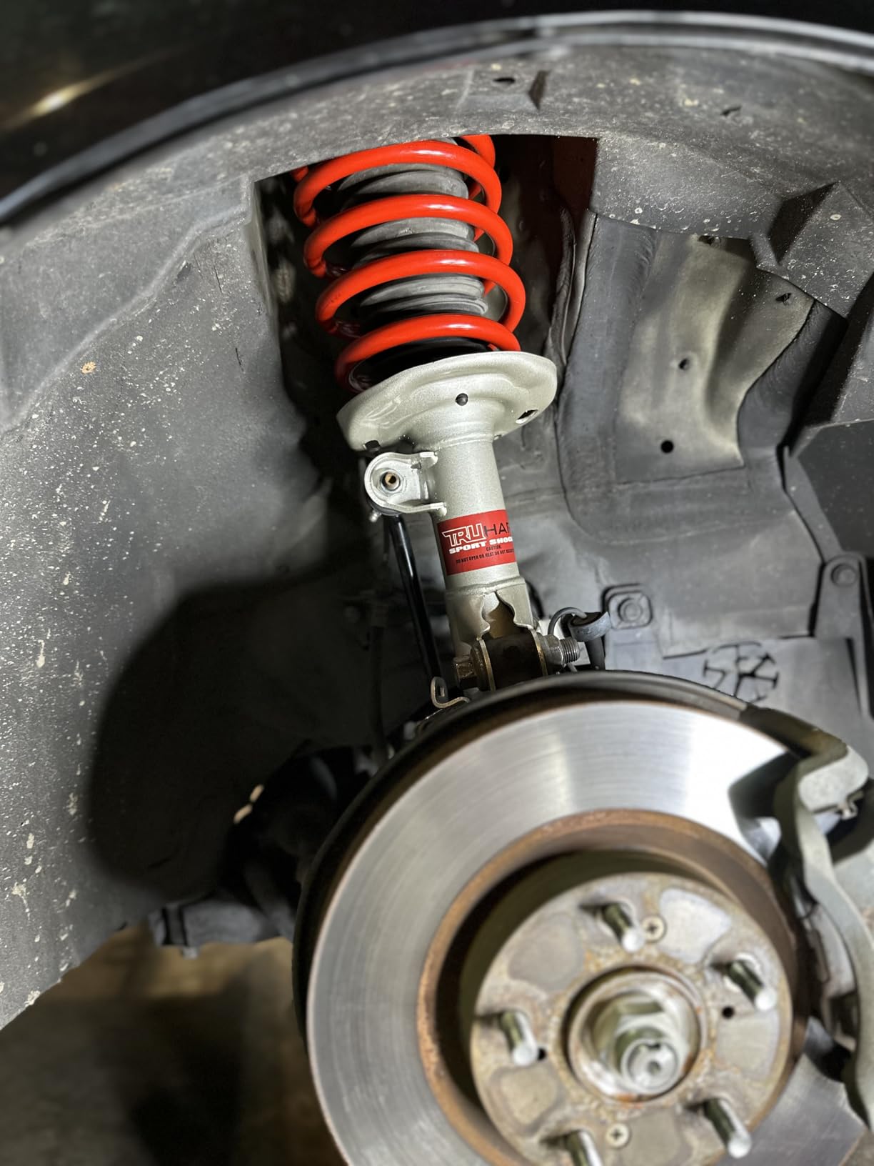 BILITOOLS 2-Piece Coil Spring Compressor Tool Heavy Duty Macpherson Strut Spring Compression Set with Safety Jaws and Holder, Max Load.2645LB customer photo 2